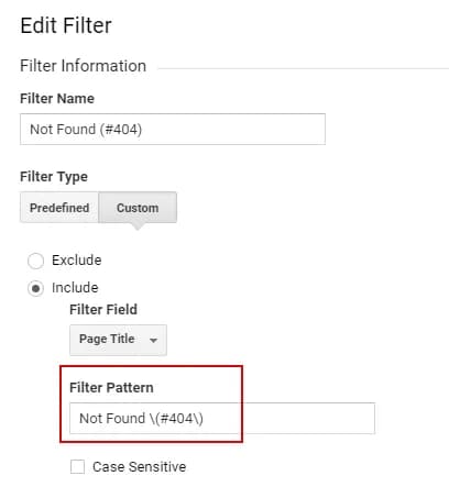 10.2 Add brackets to the filter