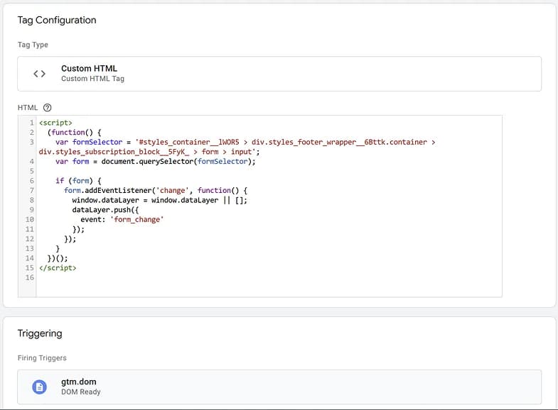 11.12 Custom HTML variable