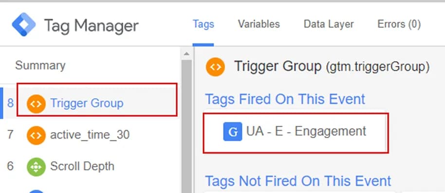 21.7 tag manager check