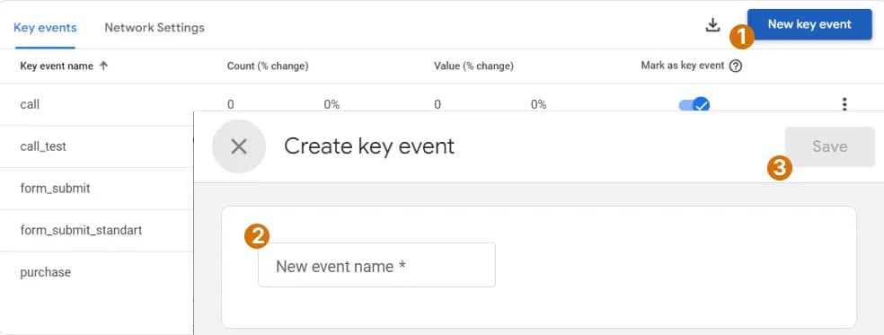 4.6 New key event