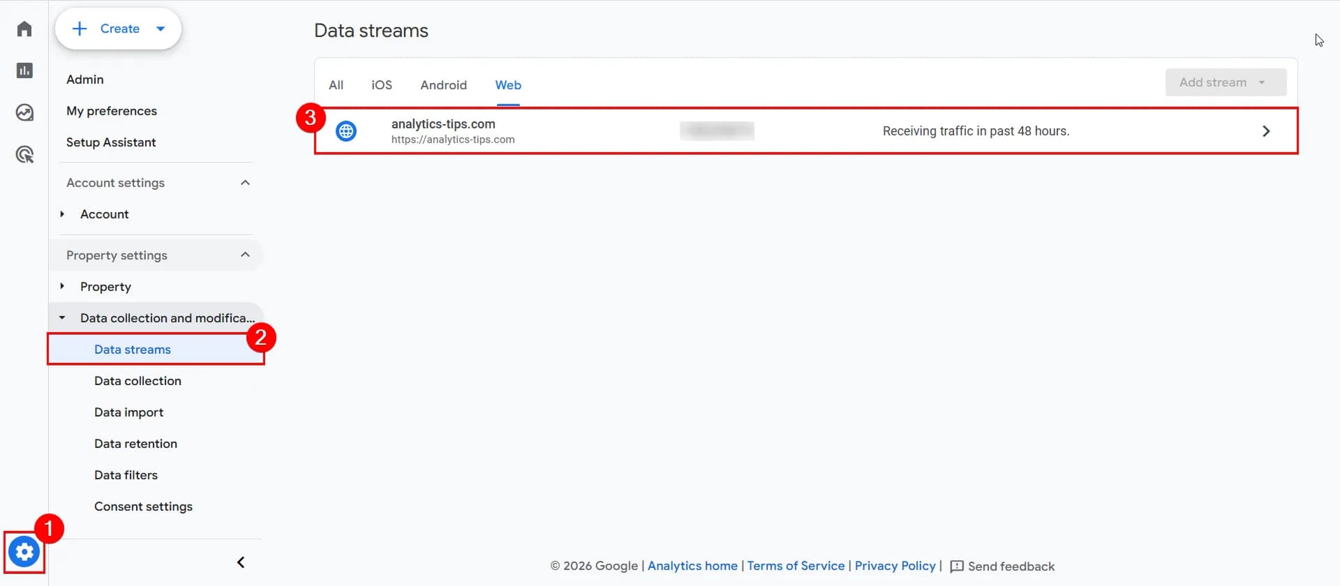 41.3 Choose Data Stream