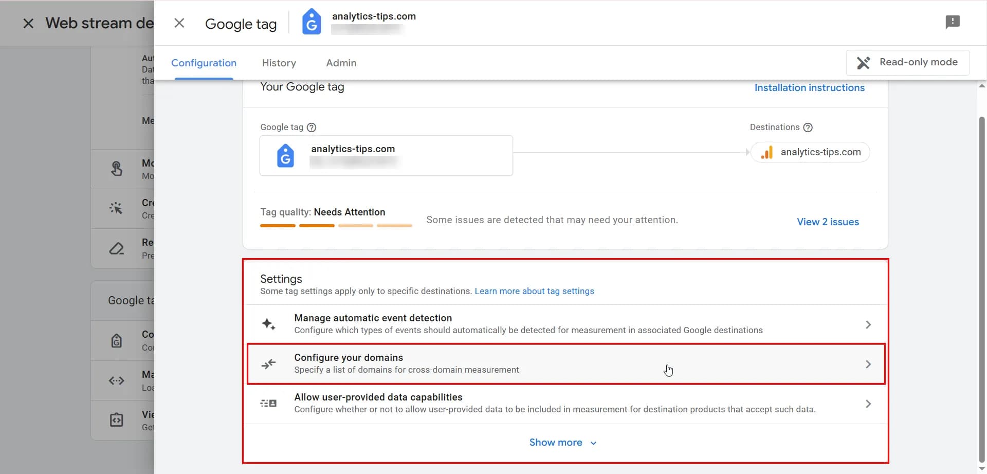 41.5 Configure your domains