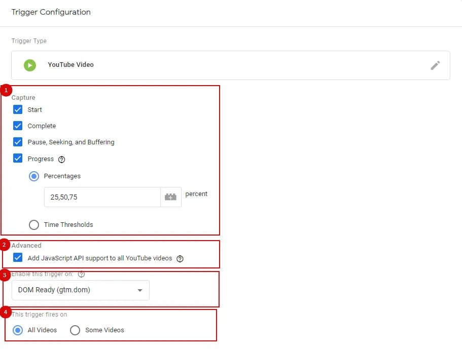 18.2 Steps to Configure YouTube Video Trigger in GTM