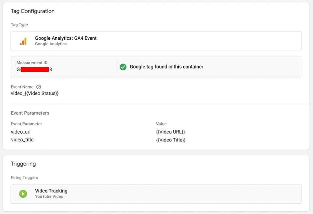 18.7 Tag for Sending Video View Event Data to GA4