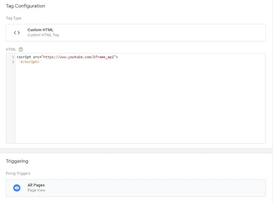 18.8 Custom HTML Tag for Loading YouTube API Library