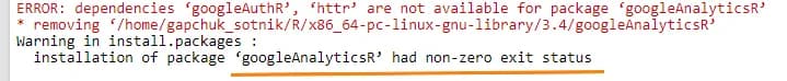 34.14 Error when entering an R package installation command in the console
