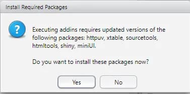 34.17 Launching the add-on Schedule R scripts on