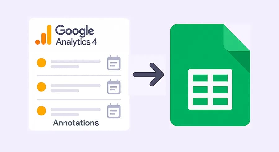 Setting up automatic import of annotations from GA4 to Google Sheets